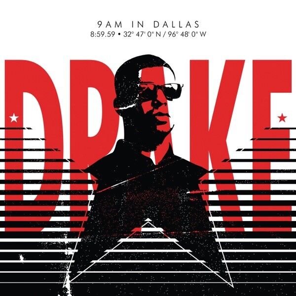 Drake "9AM In Dallas" Music Album HD Cover Art Poster