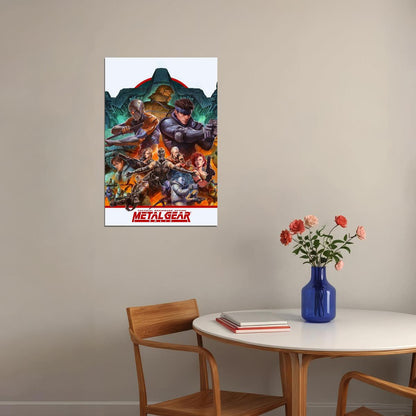 metal gear solid art print Poster