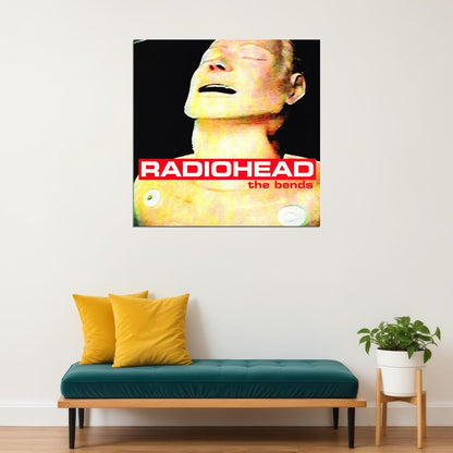 Radiohead The Bends Album Cover Art Alternative Rock Music Poster Band Wall Print