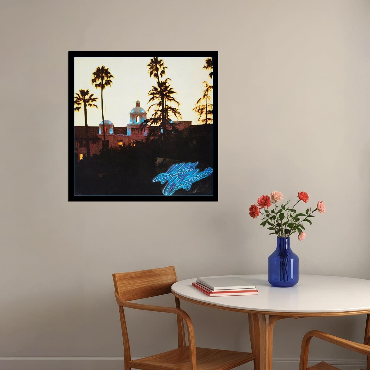 Eagles Hotel California Album Cover Art Rock Music Poster Band Print