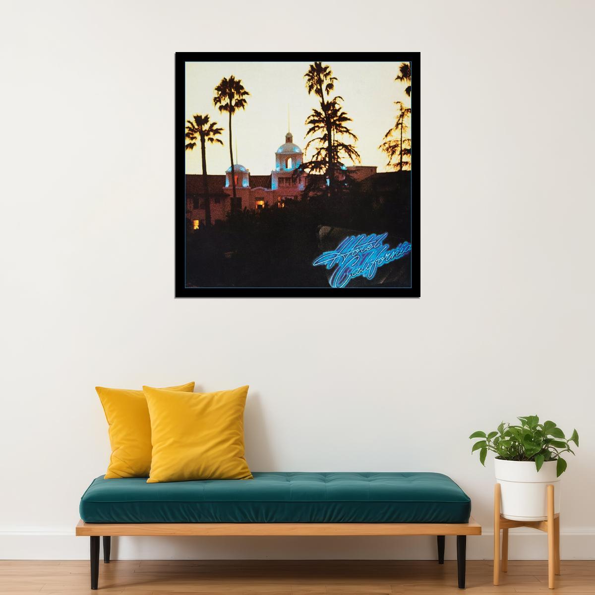 Eagles Hotel California Album Cover Art Rock Music Poster Band Print