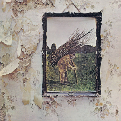 Led Zeppelin Iv Album Cover Art Music Poster Rock Band Wall Print