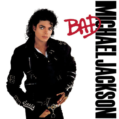 Michael Jackson Bad Album Cover Art Music Poster 90s 80s Pop Legend Wall Print