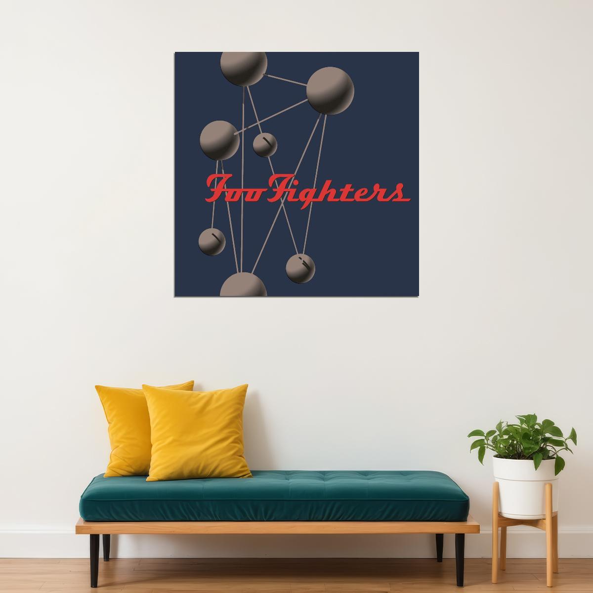 Foo Fighters The Colour And The Shape Album Cover Art Rock Music Poster Band Music Print