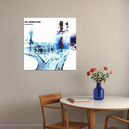 Radiohead Ok Computer Album Cover Art Alternative Rock Music Poster Band Wall Print