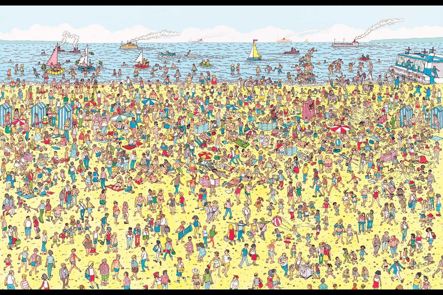 Where's Waldo Children's Illustration Kids Poster - xonomax