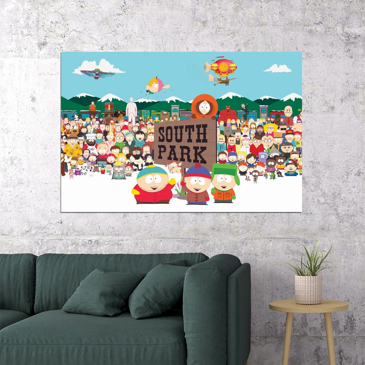 South Park Tv Show Poster Animated Series Print