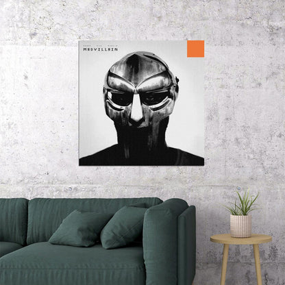 Mf Doom & Madlib Madvillain Album Cover Art Music Poster Hip-hop Wall Print