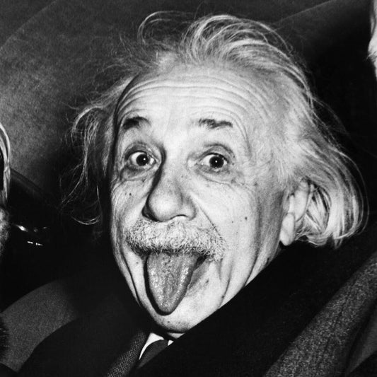 Albert Einstein Poster Theoretical Physicist Wall Art Science Icon Print