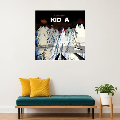 Radiohead Kid A Album Cover Art Alternative Rock Music Poster Band Wall Print - xonomax