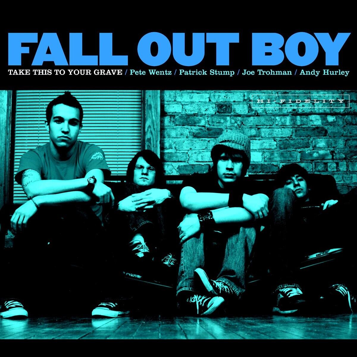 Fall Out Boy Take This To Your Grave Album Cover Art Rock Music Poster Band Print