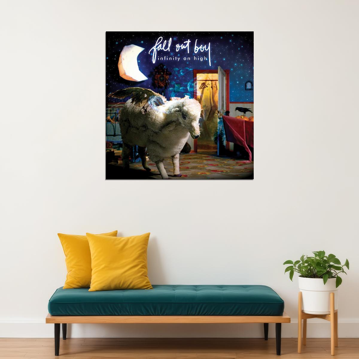 Fall Out Boy Infinity On High Album Cover Art Rock Music Poster Band Print