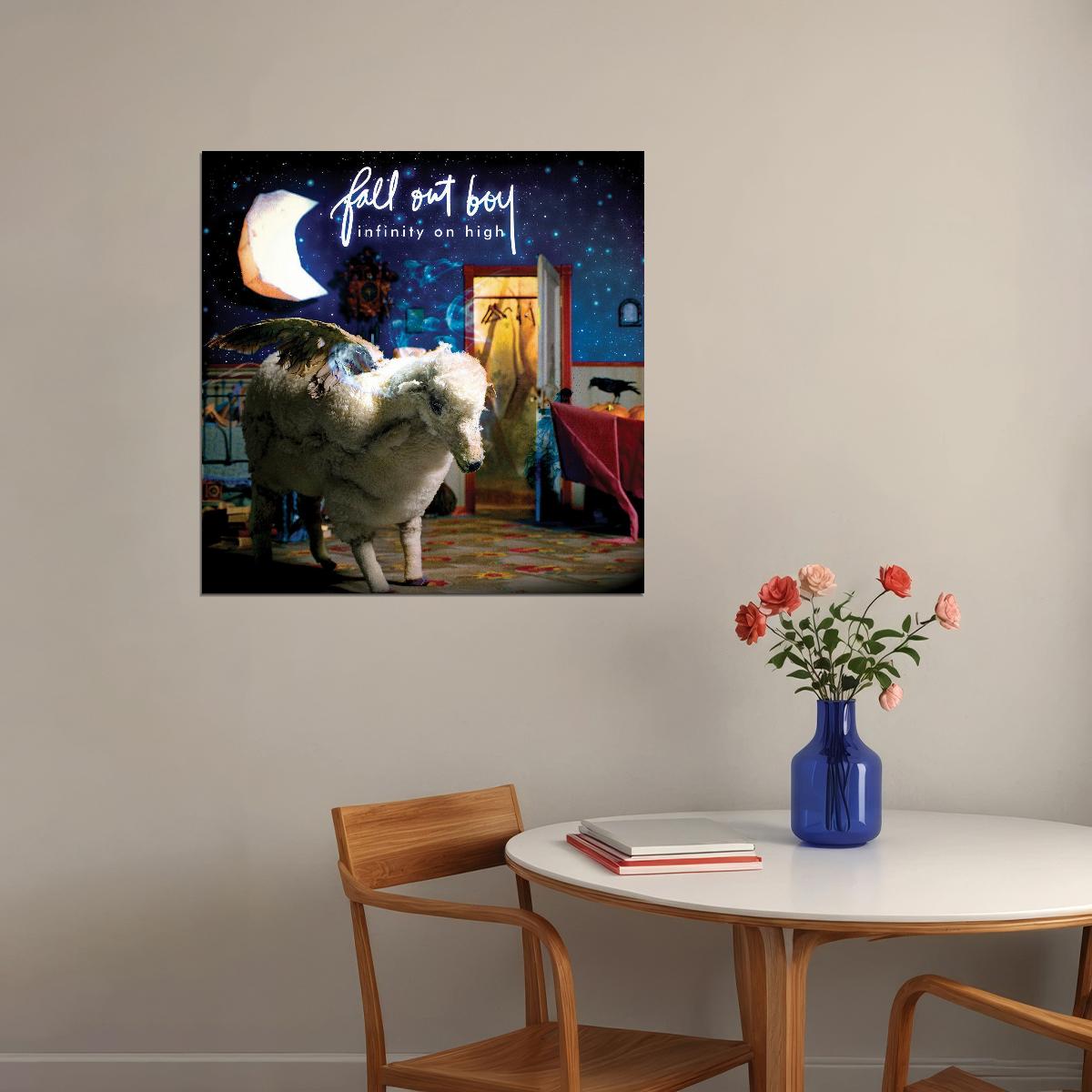 Fall Out Boy Infinity On High Album Cover Art Rock Music Poster Band Print