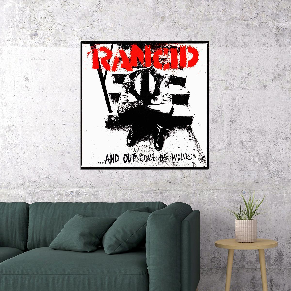 Rancid ...and Out Come The Wolves Album Cover Art Punk Rock Music Poster Band Wall Print