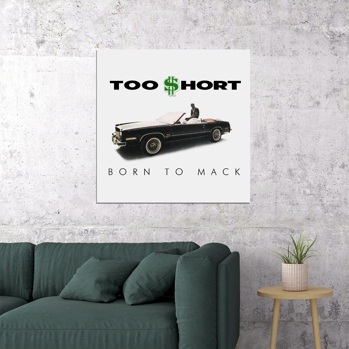 Too Short Too $hort Album Cover Art Rap Music Poster Iconic Hip Hop Artist Print