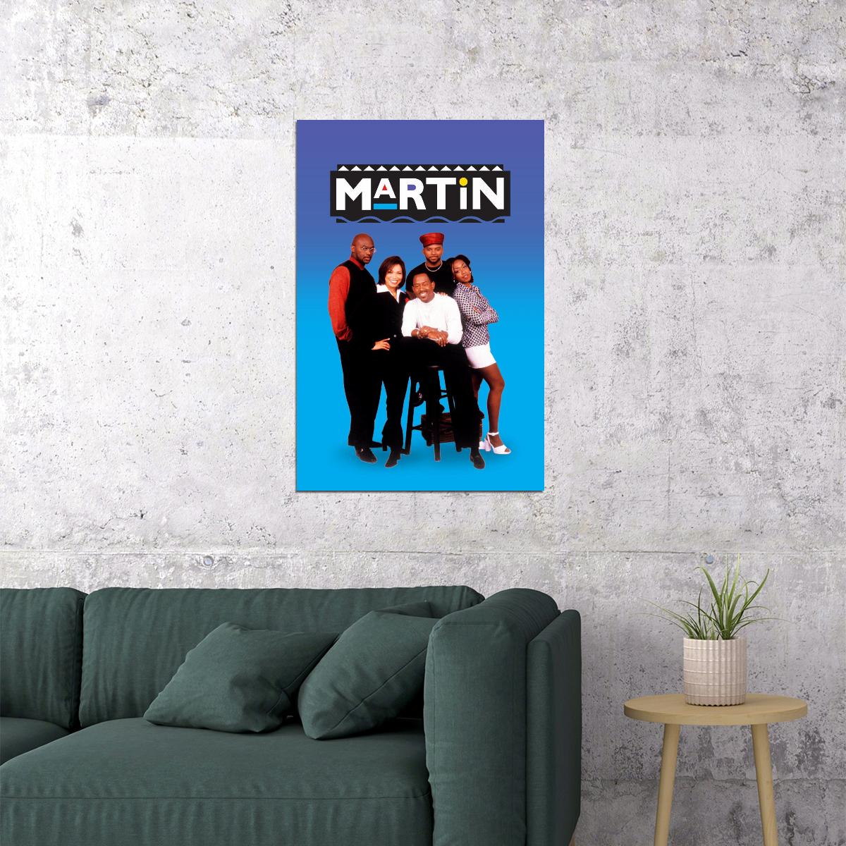 Martin Tv Series Poster Retro Wall Art 1990s Print