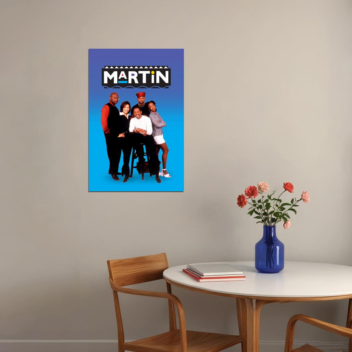 Martin Tv Series Poster Retro Wall Art 1990s Print