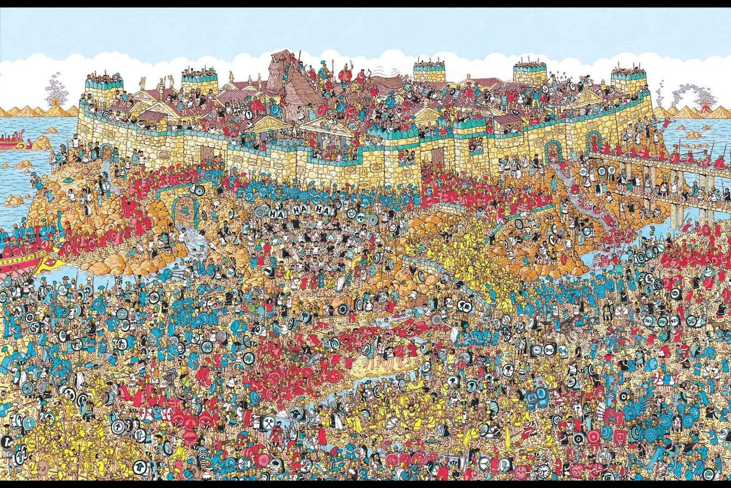 Where's Waldo Children's Illustration Kids Poster - xonomax