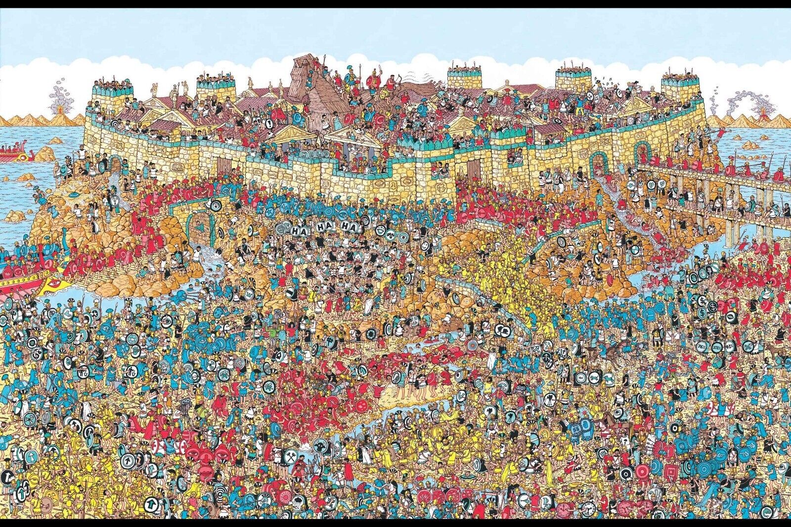 Where's Waldo Children's Illustration Kids Poster - xonomax