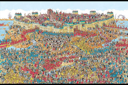 Where's Waldo Children's Illustration Kids Poster - xonomax