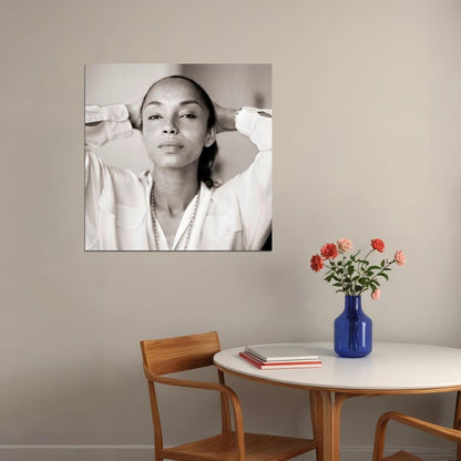 Sade Music Poster Famous Singer 1980s 1990s Wall Print