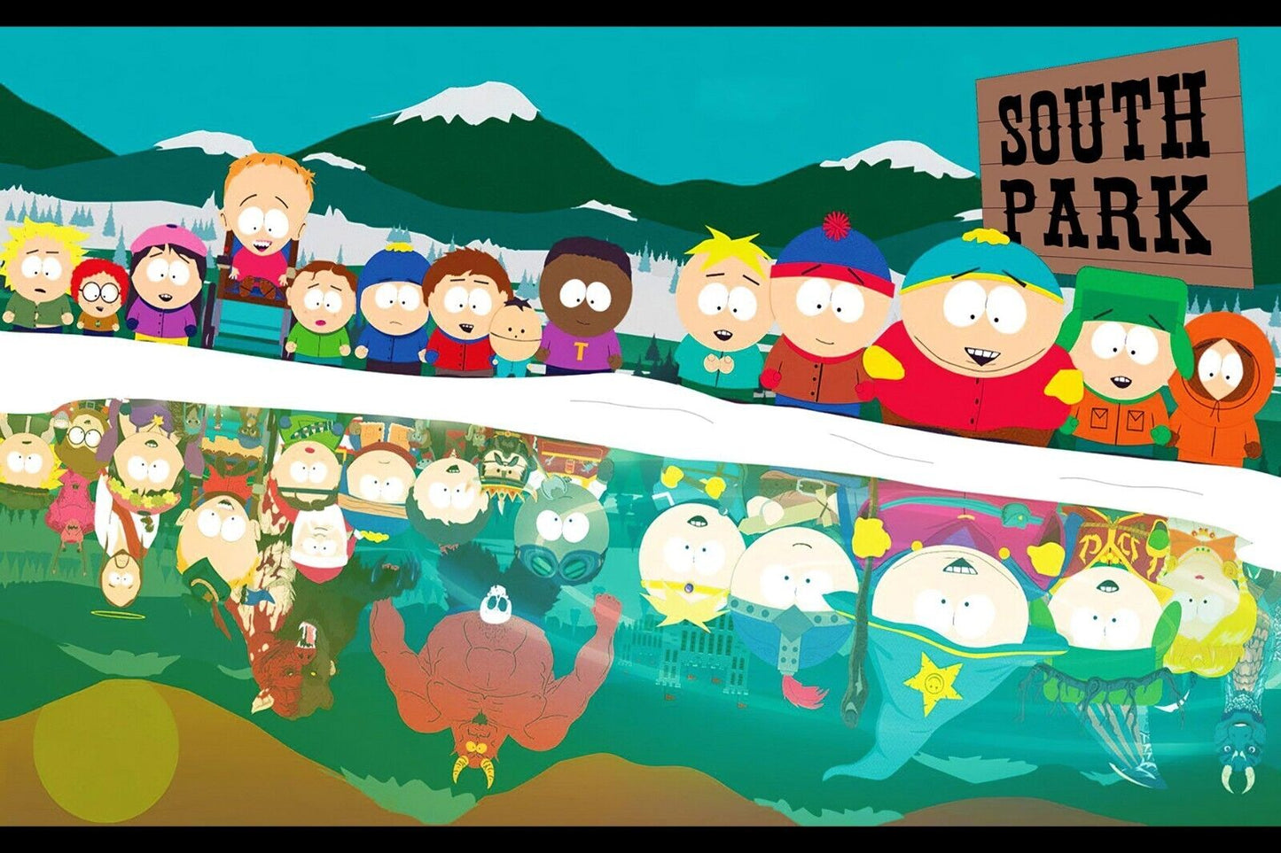 South Park Tv Show Poster Animated Series Print