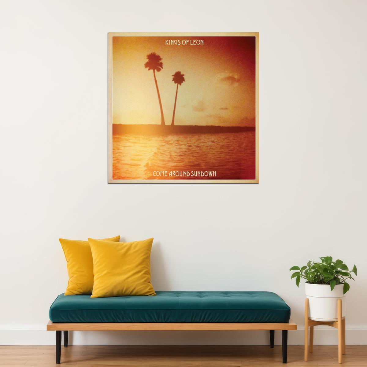 Kings Of Leon Come Around Sundown Album Cover Art Music Poster Rock Band Wall Print