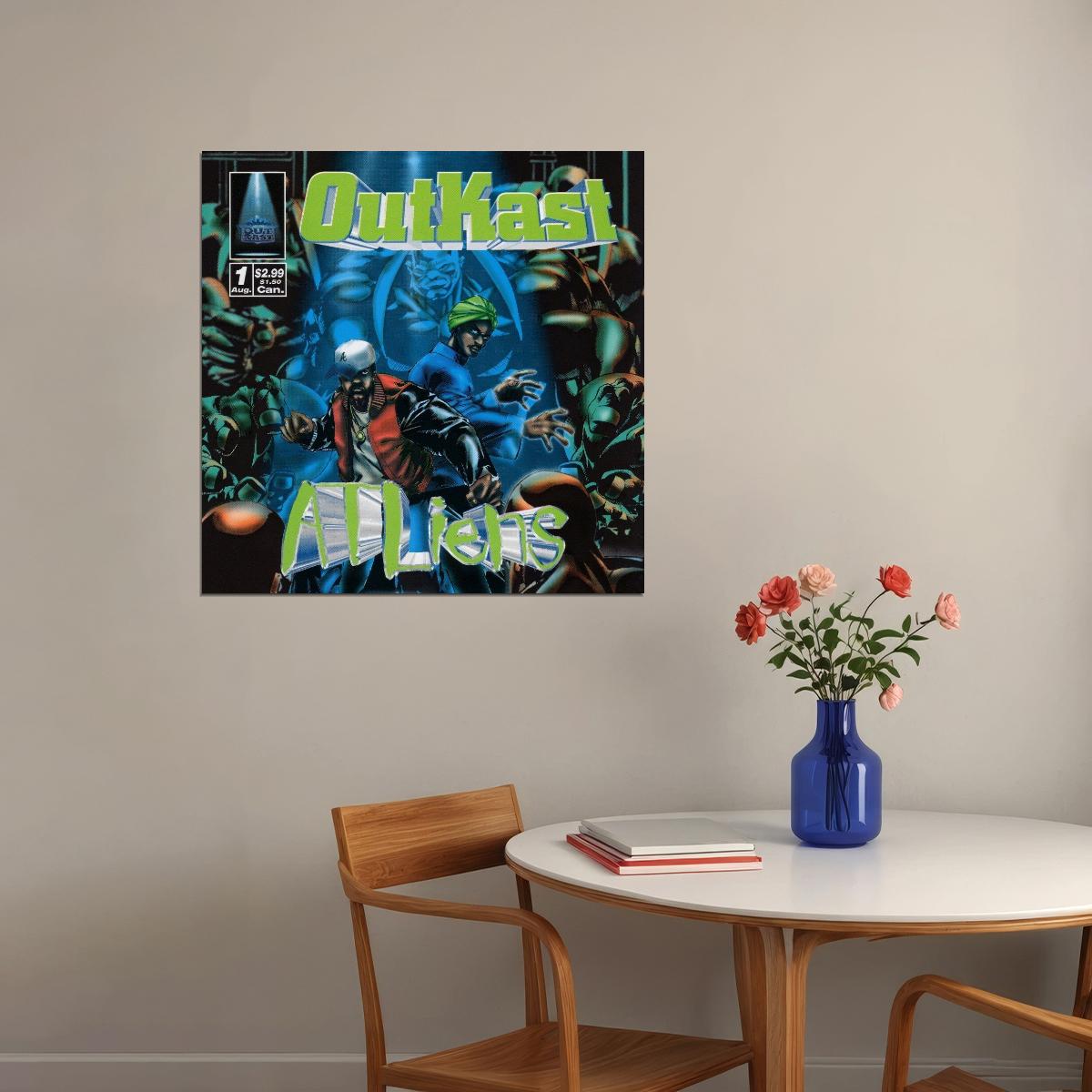 Outkast Atliens Album Cover Art Hip-hop Music Poster Wall Print