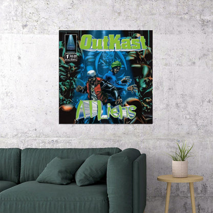 Outkast Atliens Album Cover Art Hip-hop Music Poster Wall Print