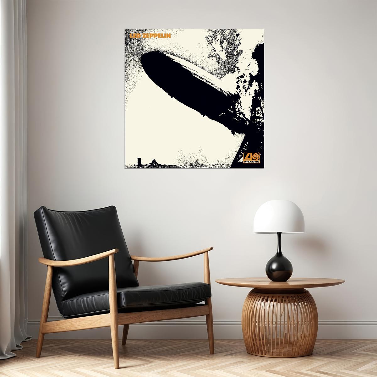 Led Zeppelin Album Cover Art Music Poster Rock Band Wall Print