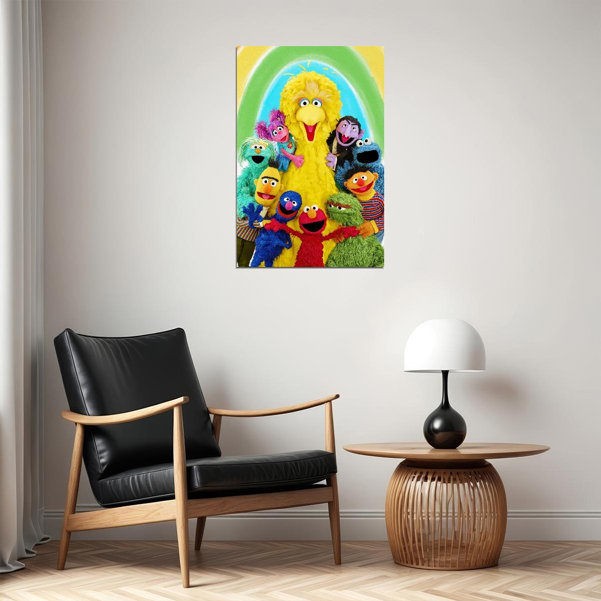 Sesame Street Poster Classic Tv Cartoon Fun Wall Art Kids Print - xonomax