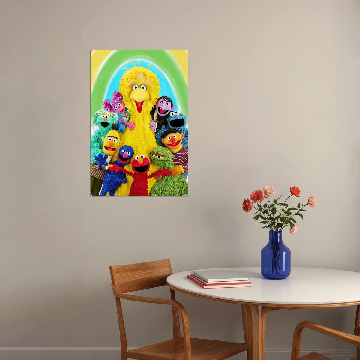 Sesame Street Poster Classic Tv Cartoon Fun Wall Art Kids Print - xonomax