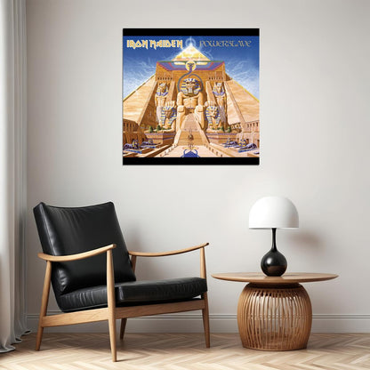 Iron Maiden Powerslave Album Cover Art Heavy Metal Music Poster Rock Band Music Print