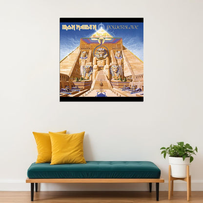 Iron Maiden Powerslave Album Cover Art Heavy Metal Music Poster Rock Band Music Print