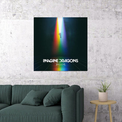 Imagine Dragons Evolve Album Cover Art Rock Music Poster Band Music Print