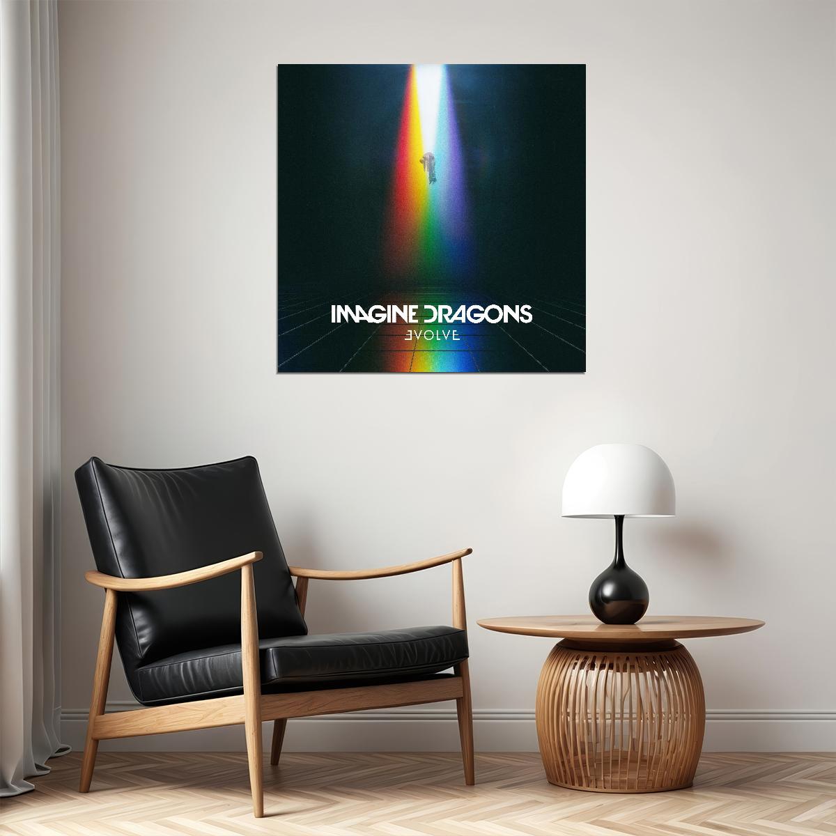 Imagine Dragons Evolve Album Cover Art Rock Music Poster Band Music Print
