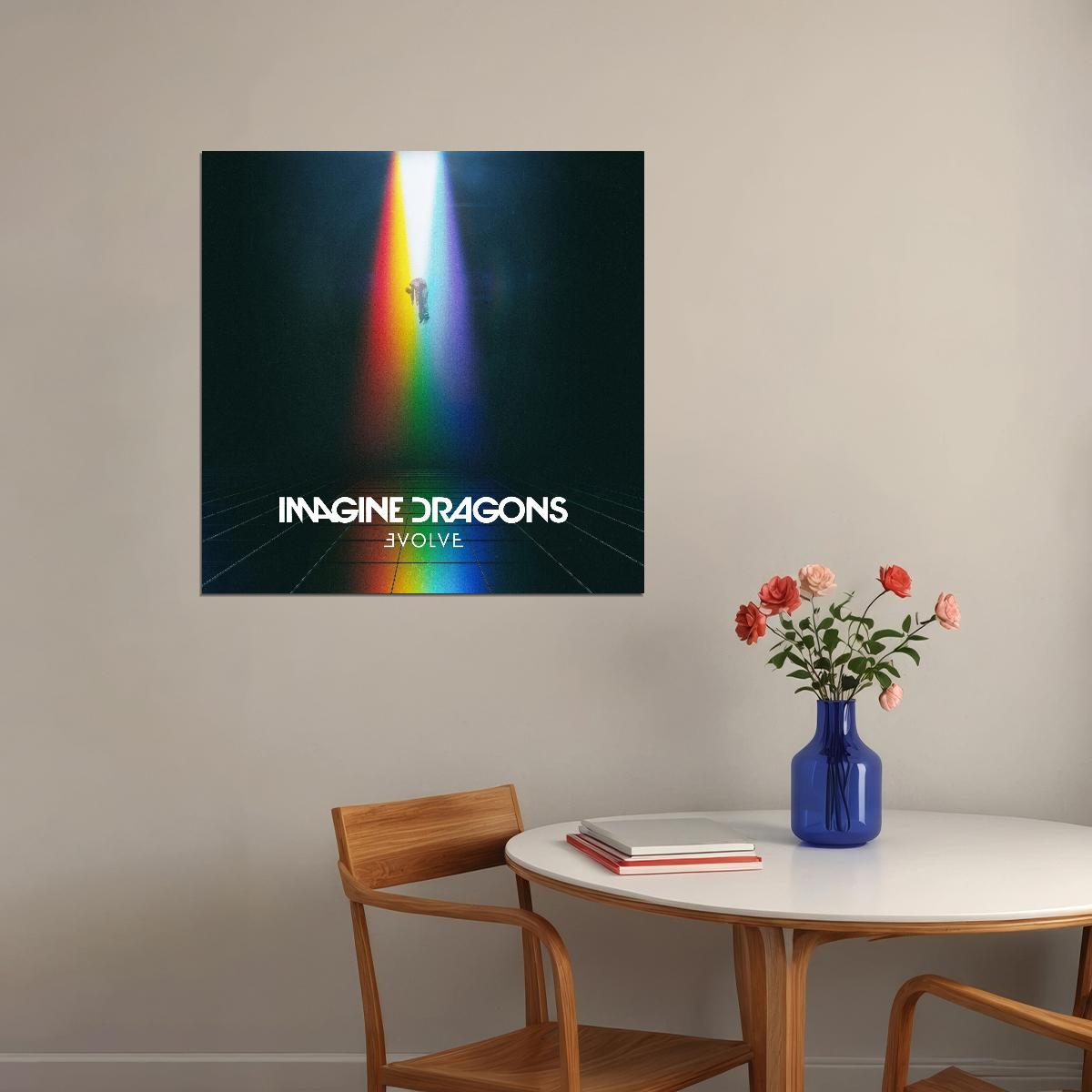 Imagine Dragons Evolve Album Cover Art Rock Music Poster Band Music Print
