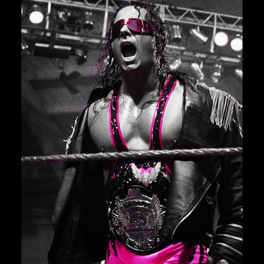 Superstar Bret Hart Wrestling Poster Iconic Wwe Legend Wall Art