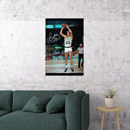 Larry Bird Poster Nba Basketball Legend Motivational Sports Print - xonomax