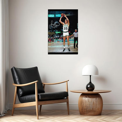 Larry Bird Poster Nba Basketball Legend Motivational Sports Print - xonomax