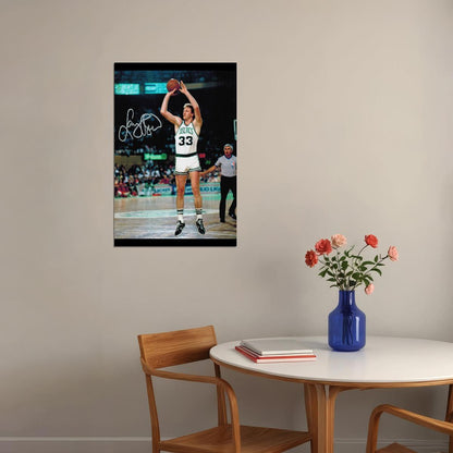 Larry Bird Poster Nba Basketball Legend Motivational Sports Print - xonomax
