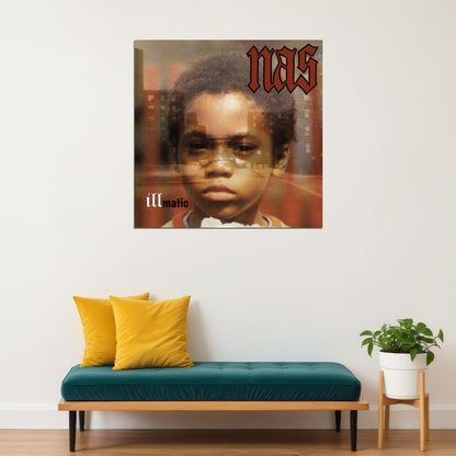 Nas Illmatic Album Cover Art Music Poster Rap Hip-hop Artist Wall Print