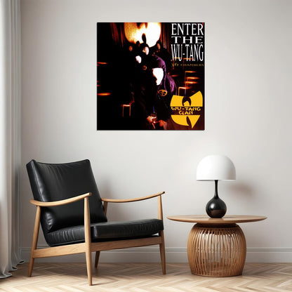 Wu-tang Clan Enter The Wu-tang Album Cover Art Rap Music Poster Iconic Hip Hop Group Print