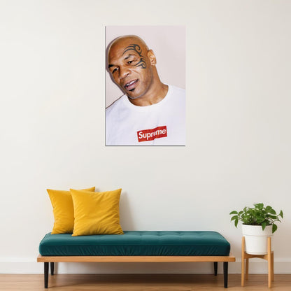 Mike Tyson Boxing Poster Motivational Sports Print Wall Art