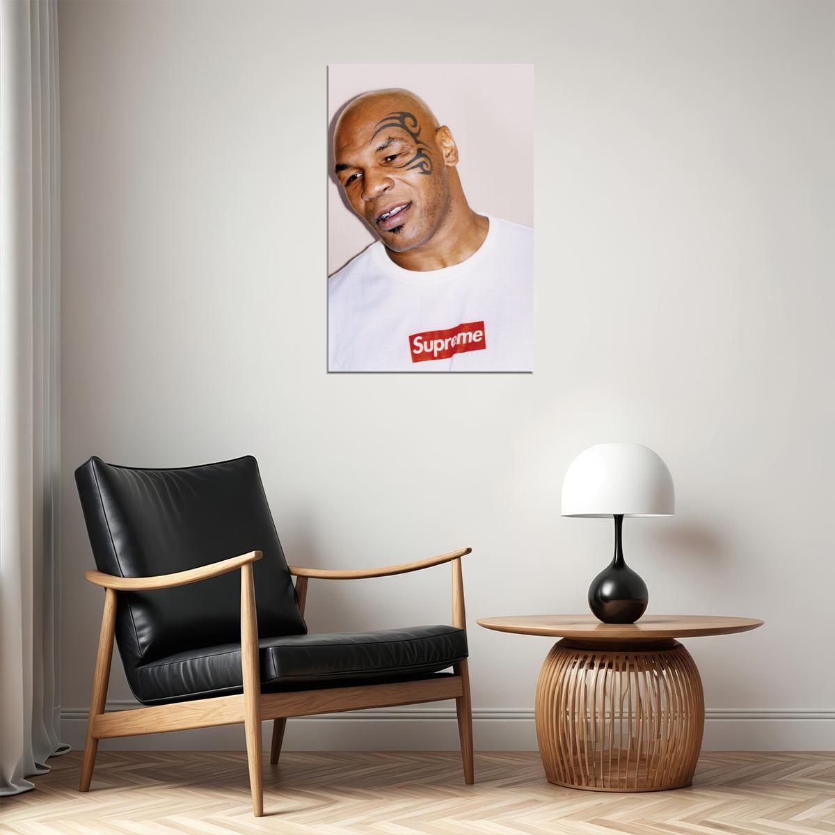 Mike Tyson Boxing Poster Motivational Sports Print Wall Art