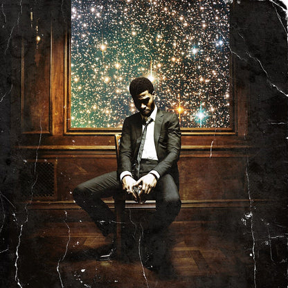 Kid Cudi Man On The Moon Ii: The Legend Of Mr. Rag Album Cover Art Music Poster Rap Wall Print