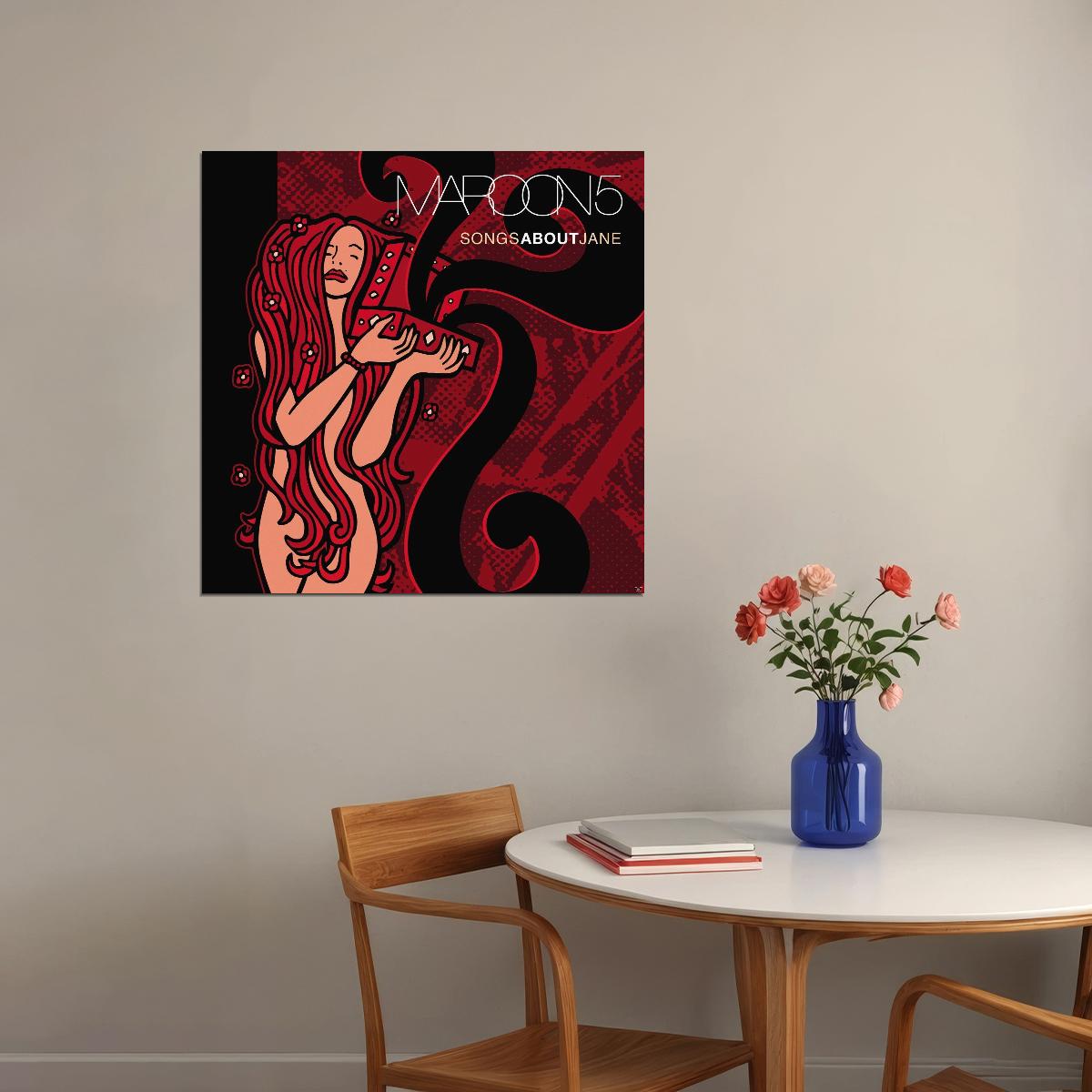 Maroon 5 Songs About Jane Album Cover Art Music Poster Pop Rock Wall Print