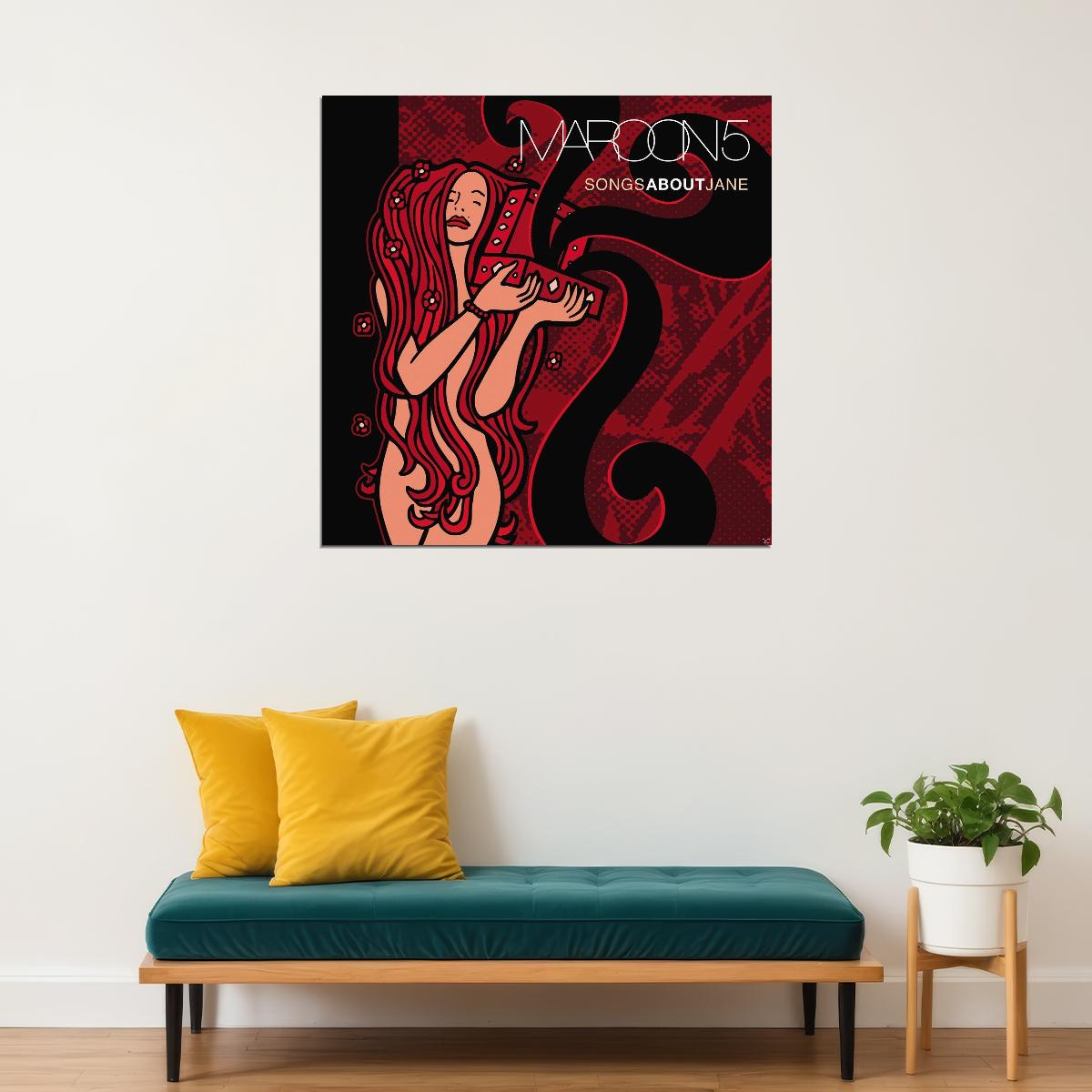 Maroon 5 Songs About Jane Album Cover Art Music Poster Pop Rock Wall Print