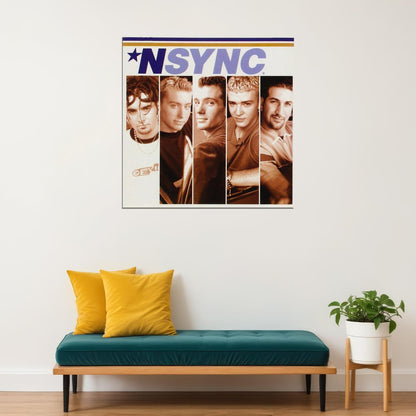 Nsync 'n Sync Music Poster 90s 00s Pop Band Wall Art