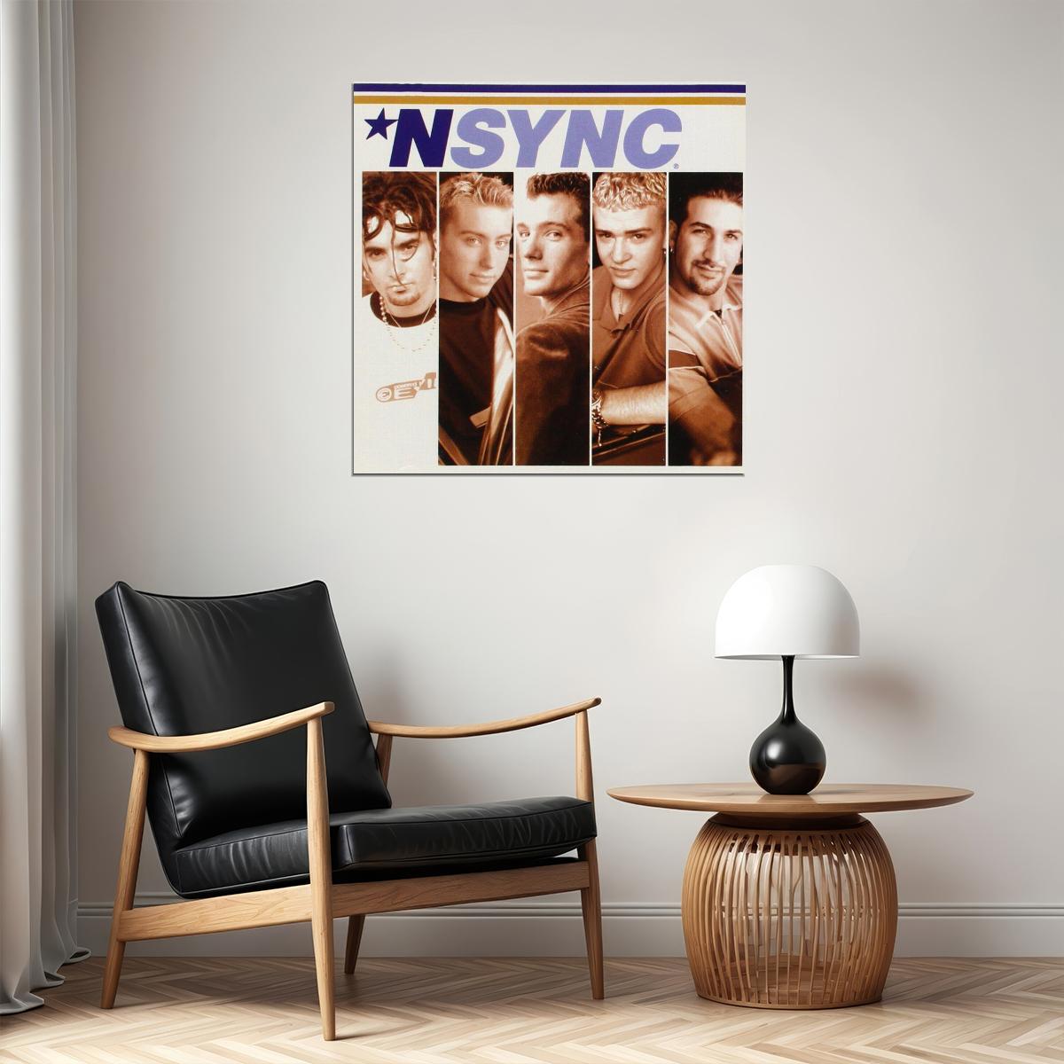 Nsync 'n Sync Music Poster 90s 00s Pop Band Wall Art